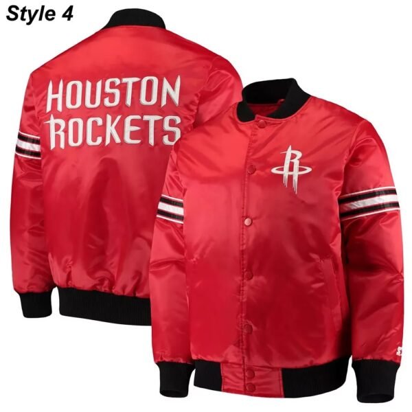 75th Anniversary Houston Rockets Leader Satin Jacket.