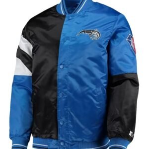 75th Anniversary Orlando Magic Leader Color Block Satin Jacket