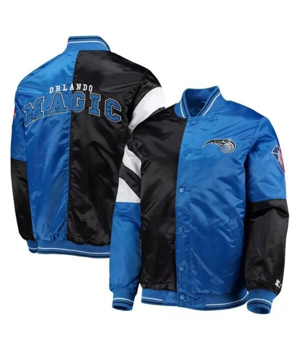 75th Anniversary Orlando Magic Leader Color Block Satin Jacket