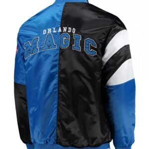 75th Anniversary Orlando Magic Leader Color Block Satin Jacket