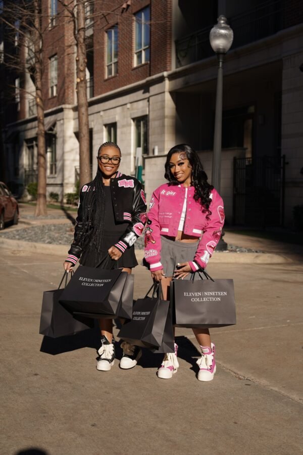 It Girl Cropped Varsity Jacket