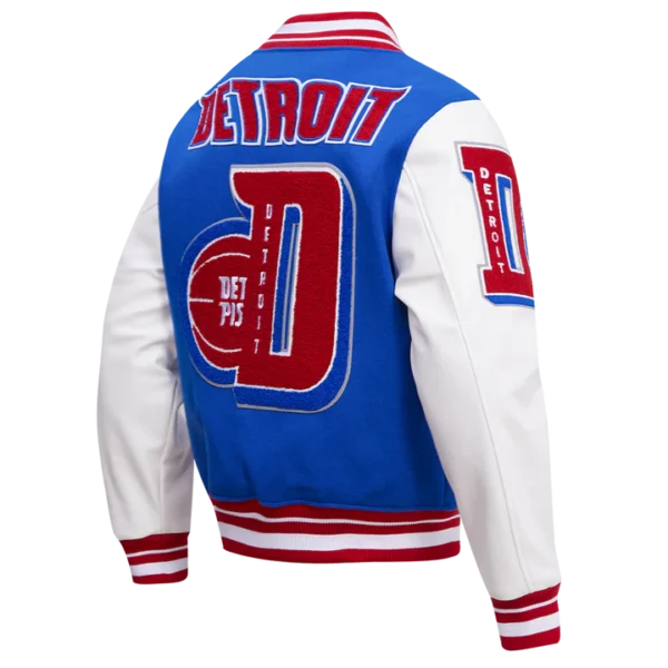 Detroit Pistons Mash Up Varsity Jacket