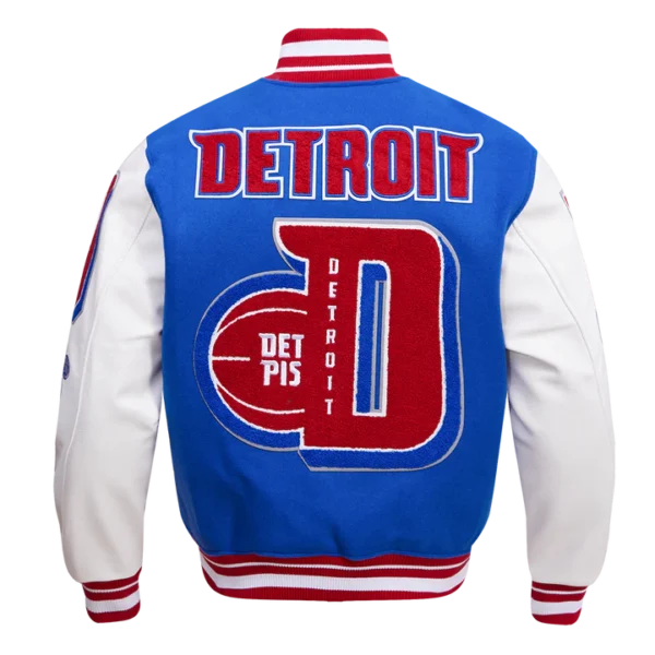 Detroit Pistons Mash Up Varsity Jacket