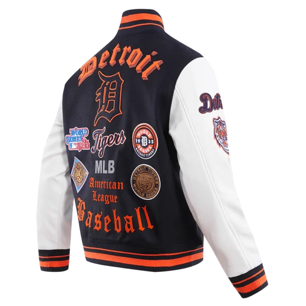 Detroit Tigers Old English Varsity Jacket