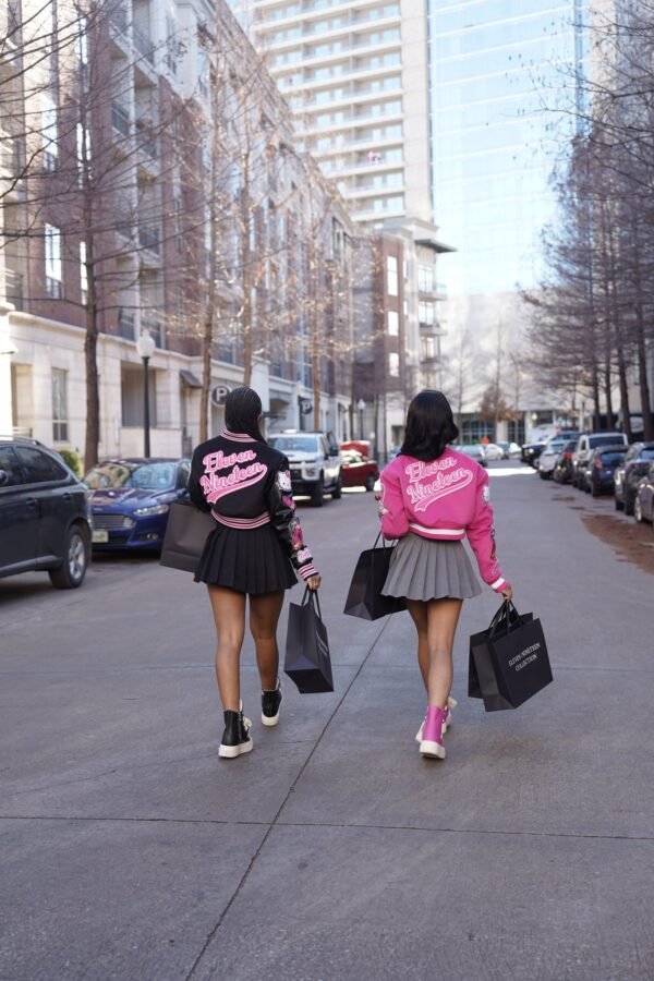 It Girl Cropped Varsity Jacket