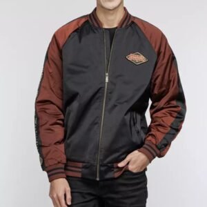 Harley Davidson 120th Anniversary Satin Varsity Jacket