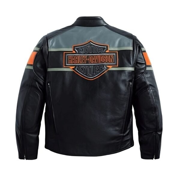 Harley Davidson Vintage Leather Biker Jacket