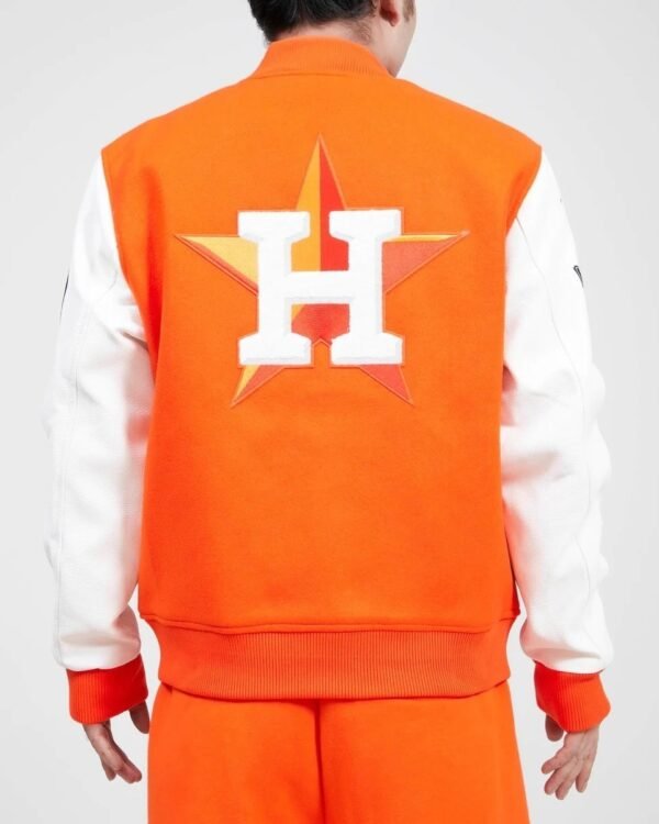 Houston Astros Retro Home Town Wool Varsity Jacket