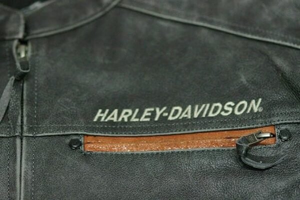 Harley Davidson Black Boxford Leather Jacket
