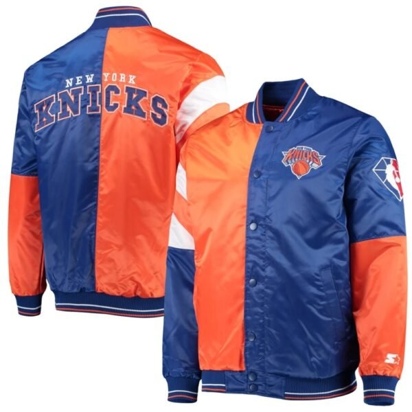 New York Knicks 75th Anniversary Leader Color Block Jacket