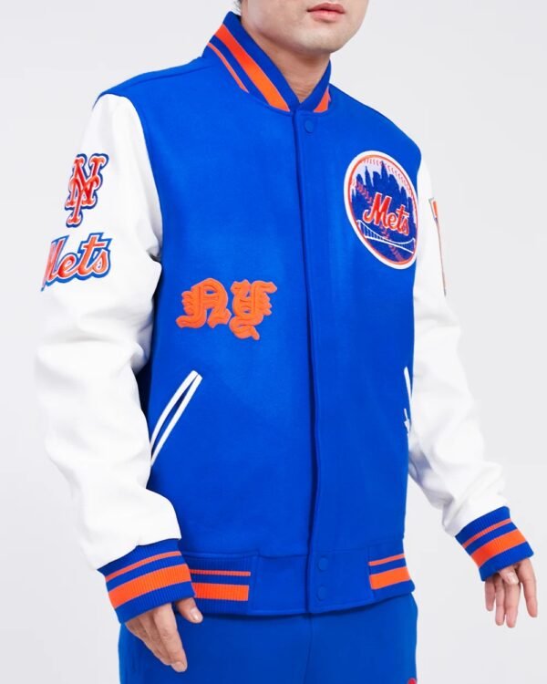 New York Mets Old English Varsity Jacket