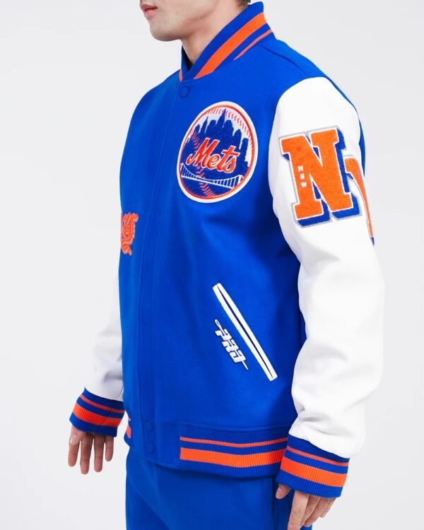 New York Mets Old English Varsity Jacket