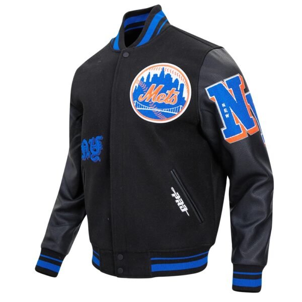 New York Mets Old English Varsity Jacket