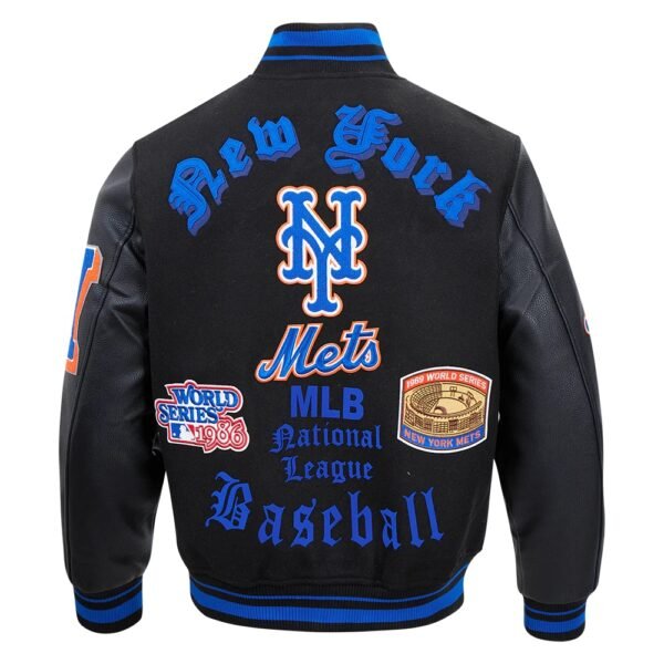 New York Mets Old English Varsity Jacket