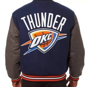 Oklahoma City Thunder Varsity Two Tone Jacket