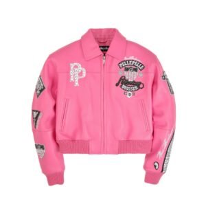 Pelle Pelle American Bruiser Plush Womens Crop Jacket