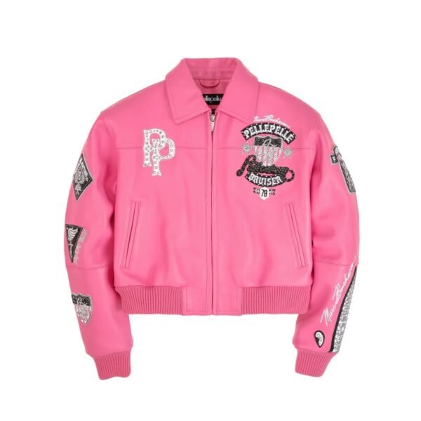 Pelle Pelle American Bruiser Plush Womens Crop Jacket