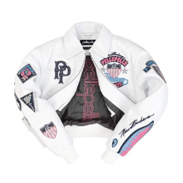 Pelle Pelle American Bruiser Plush Womens Crop Jacket