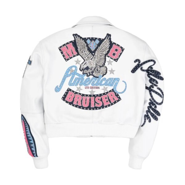 Pelle Pelle American Bruiser Plush Womens Crop Jacket