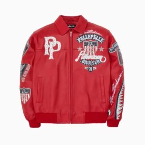 Pelle Pelle American Bruiser Red Jacket