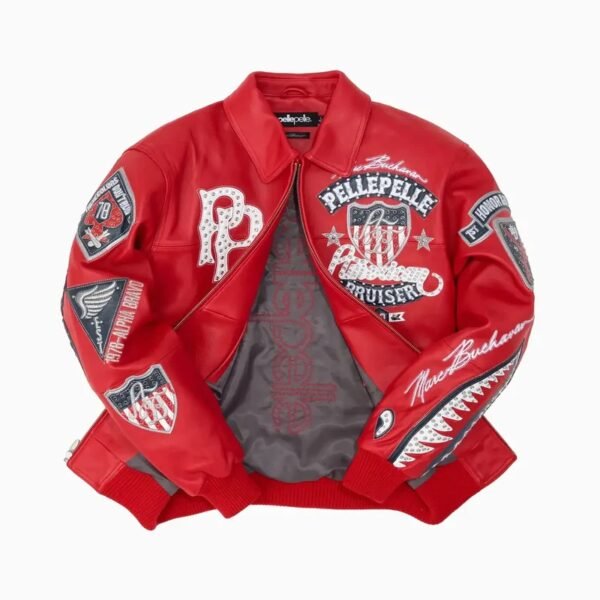Pelle Pelle American Bruiser Red Jacket
