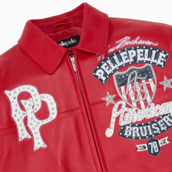 Pelle Pelle American Bruiser Red Jacket