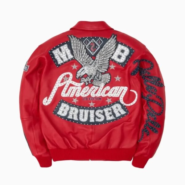 Pelle Pelle American Bruiser Red Jacket