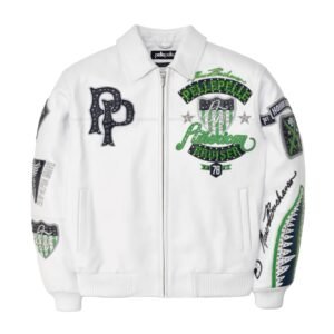 Pelle Pelle American Bruiser White Jacket