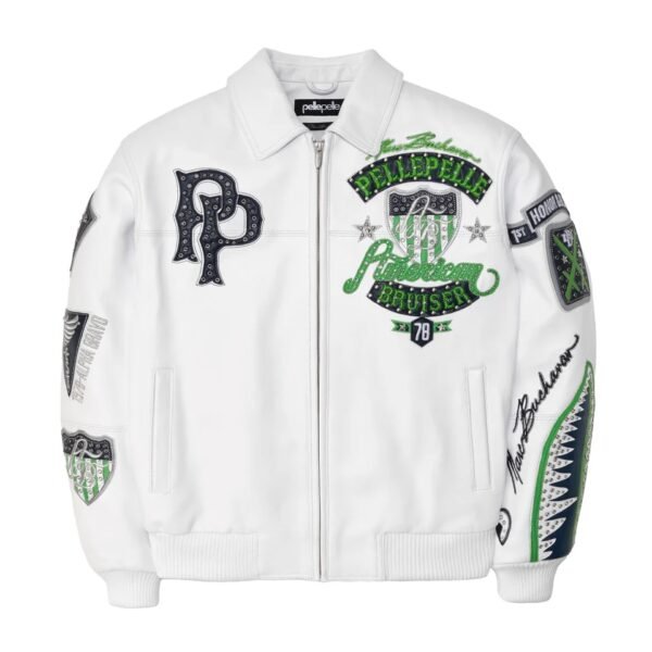 Pelle Pelle American Bruiser White Jacket