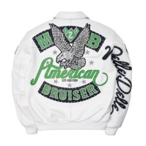 Pelle Pelle American Bruiser White Jacket