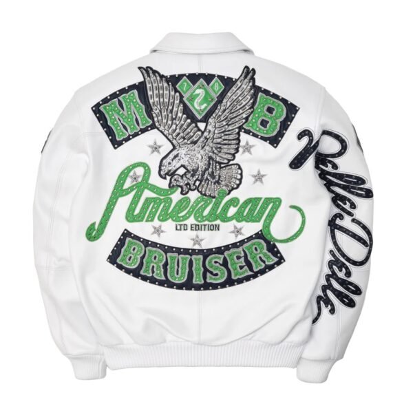 Pelle Pelle American Bruiser White Jacket