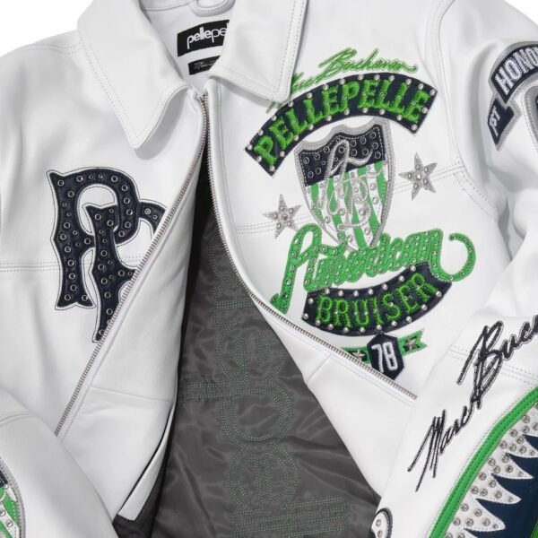 Pelle Pelle American Bruiser White Jacket