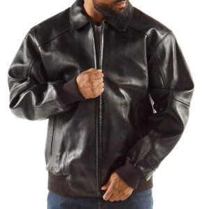 Discover the Pelle Pelle Applique Black Plush Jacket, a perfect blend of style and comfort. Elevate your wardrobe with this luxurious outerwear piece today.