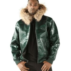 Pelle Pelle Basic Nile Green Leather Jacket