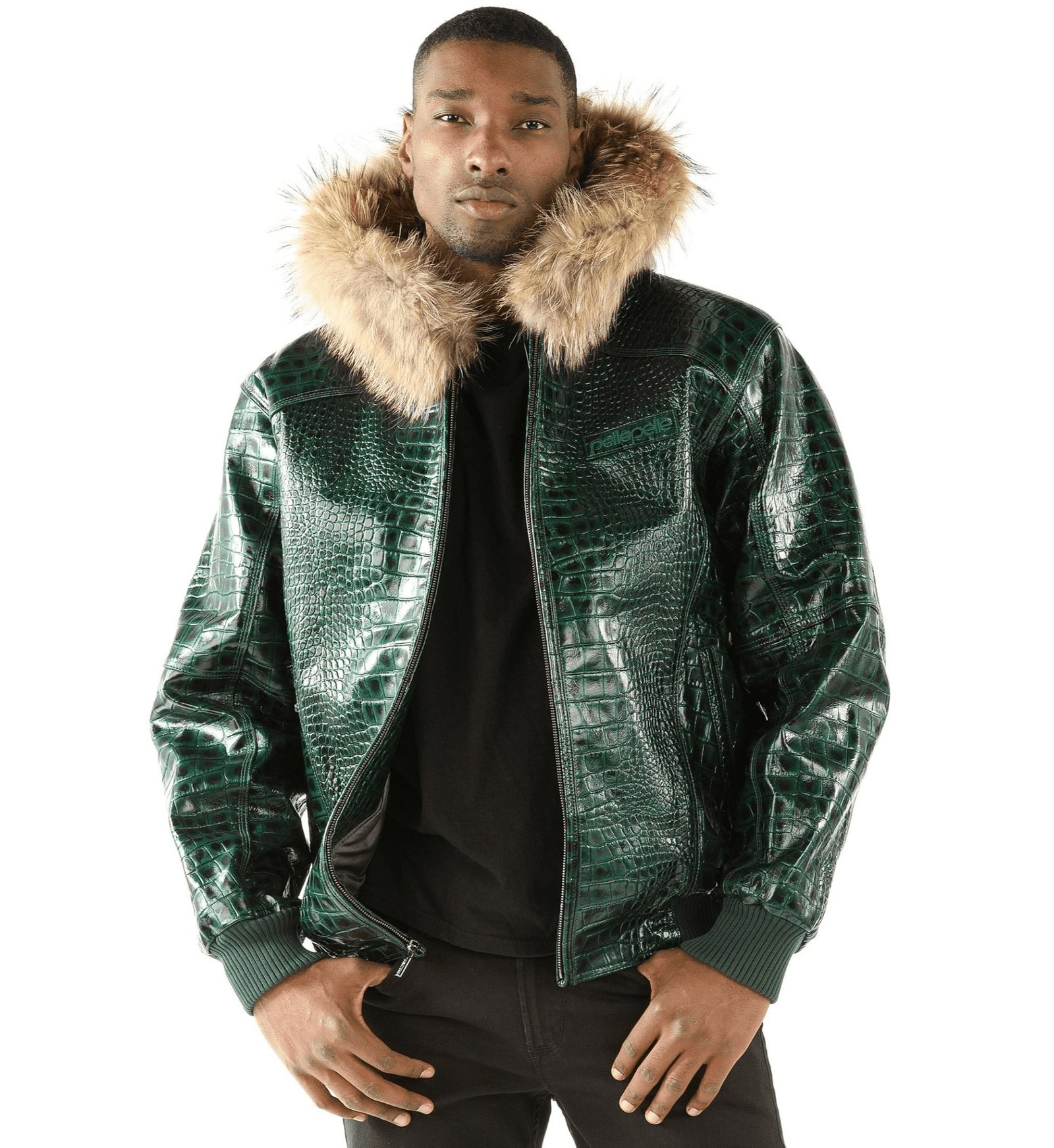 Pelle Pelle Basic Nile Green Leather Jacket