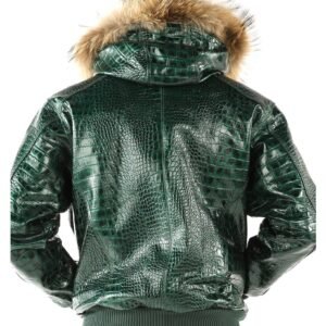 Pelle Pelle Basic Nile Green Leather Jacket
