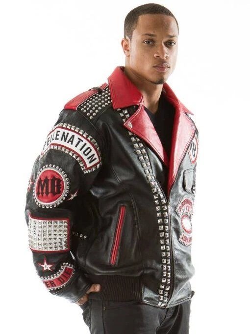 Pelle Pelle Born Free MB Studded Leather Jacket