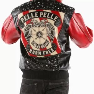 Pelle Pelle Born Free Studded Eagle Jacket