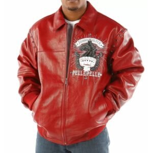 Pelle Pelle Grandmaster Red Leather Jacket