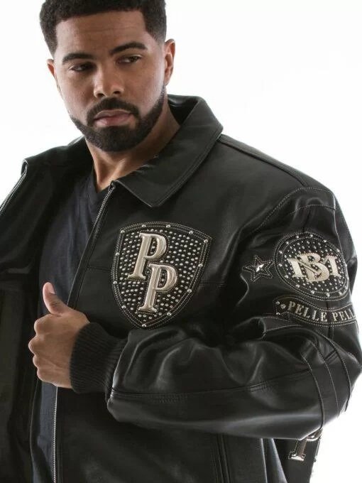 Pelle Pelle Legendary Black Stud Jacket
