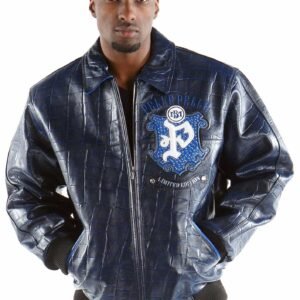 Pelle Pelle Limited Edition Blue Leather Jacket
