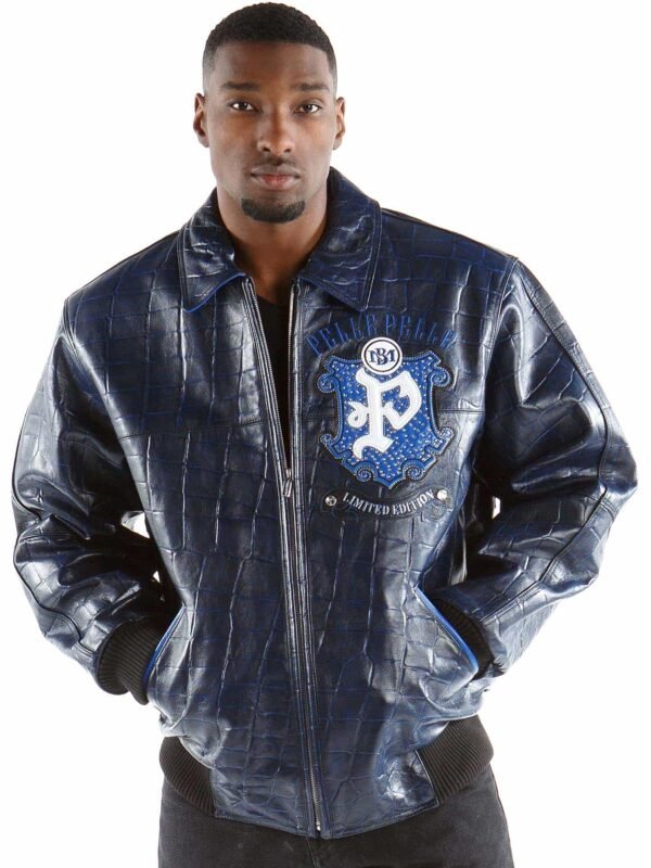 Pelle Pelle Limited Edition Blue Leather Jacket