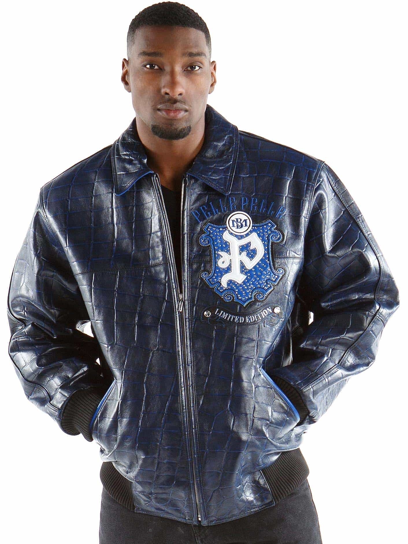 Pelle Pelle Limited Edition Blue Leather Jacket