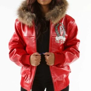 Pelle Pelle Live Like A Queen Red Hood Jacket