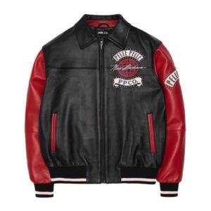 Pelle Pelle Red World Tour Black Jacket