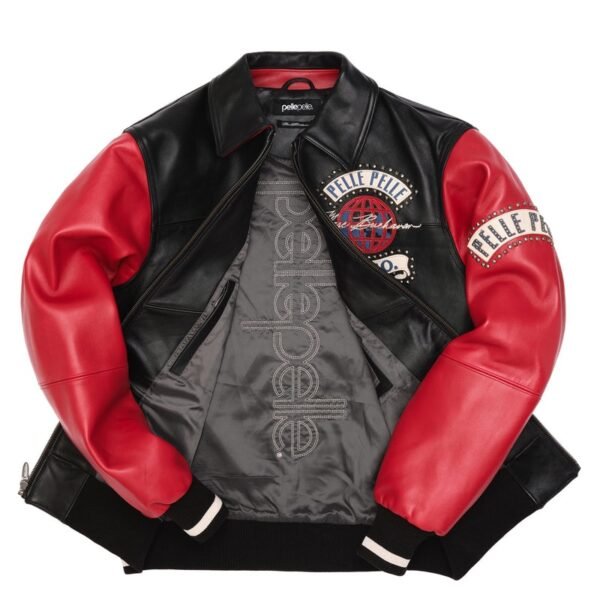 Pelle Pelle Red World Tour Black Jacket