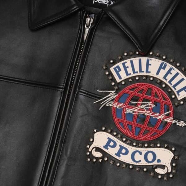Pelle Pelle Red World Tour Black Jacket