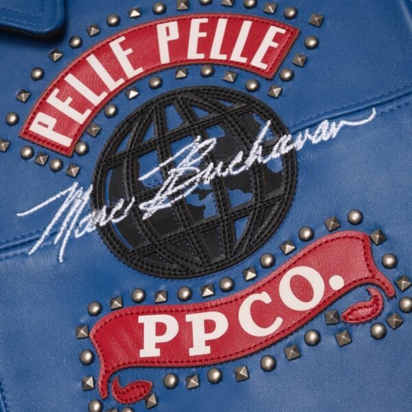 Pelle Pelle Red World Tour Blue Jacket