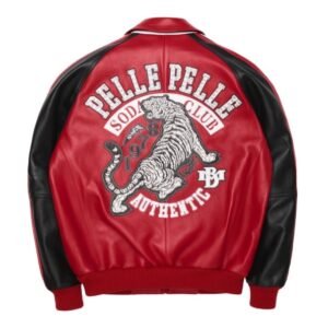 Pelle Pelle Soda Club 1978 Tiger Red Jacket