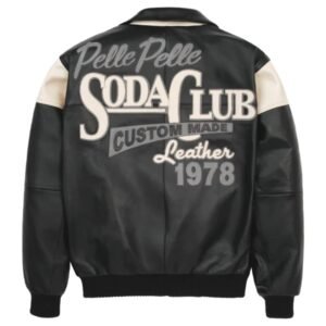 Pelle Pelle Soda Club Plush Black Jacket